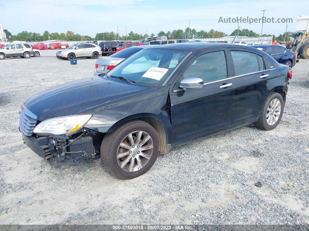 2014 Chrysler 200 Limited Black vin: 1C3CCBCG4EN135912