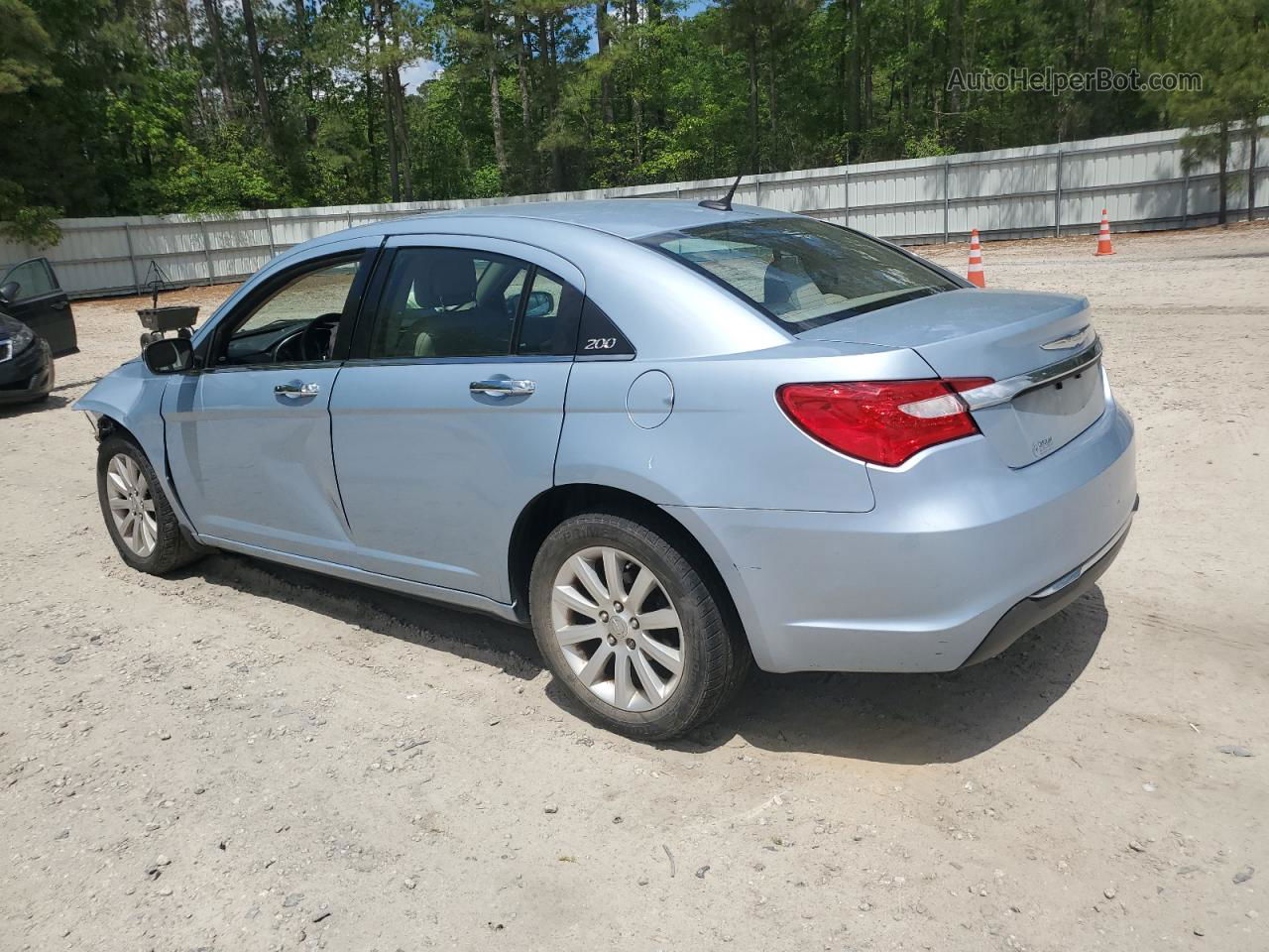 2014 Chrysler 200 Limited Blue vin: 1C3CCBCG4EN156467