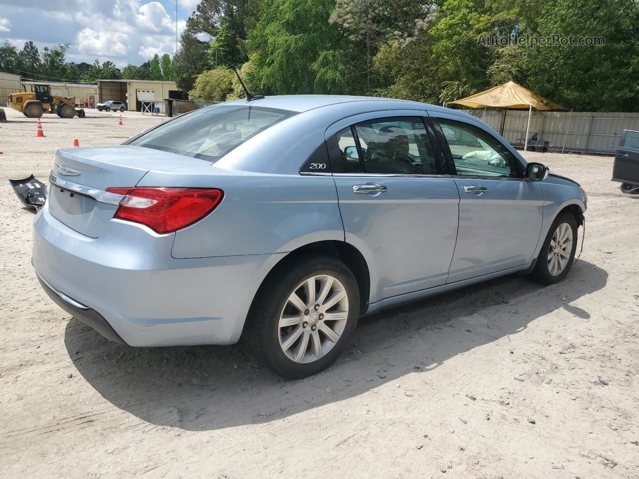 2014 Chrysler 200 Limited Синий vin: 1C3CCBCG4EN156467