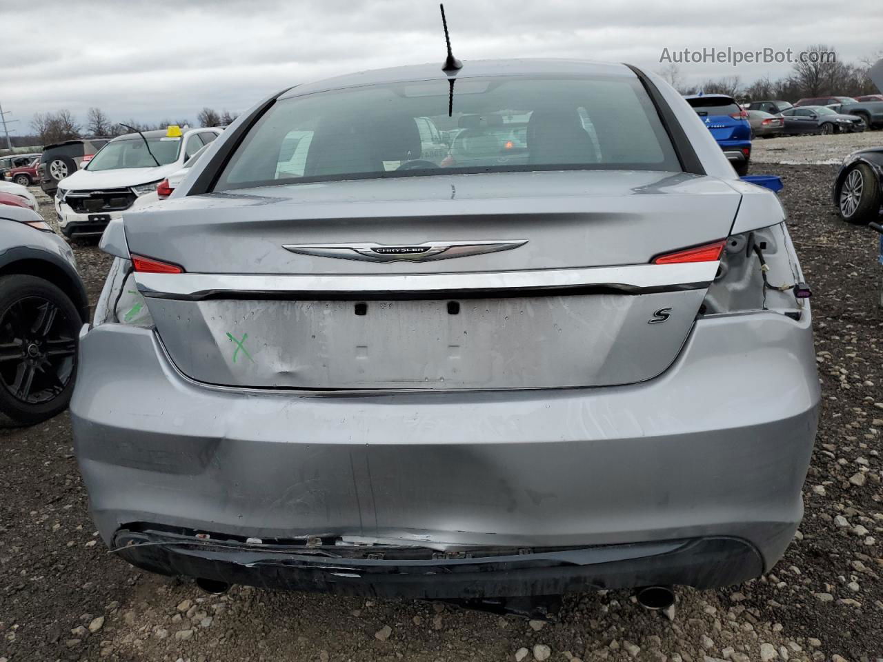 2014 Chrysler 200 Limited Серебряный vin: 1C3CCBCG4EN159577