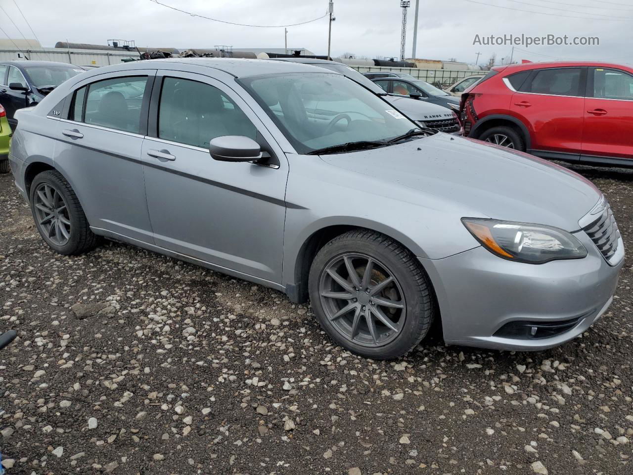 2014 Chrysler 200 Limited Silver vin: 1C3CCBCG4EN159577