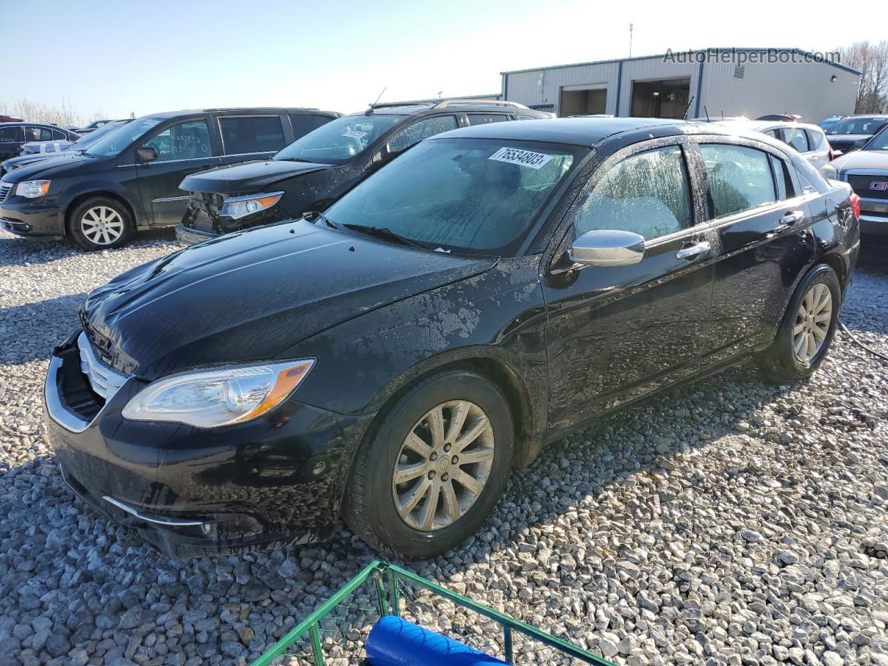 2014 Chrysler 200 Limited Черный vin: 1C3CCBCG4EN172894