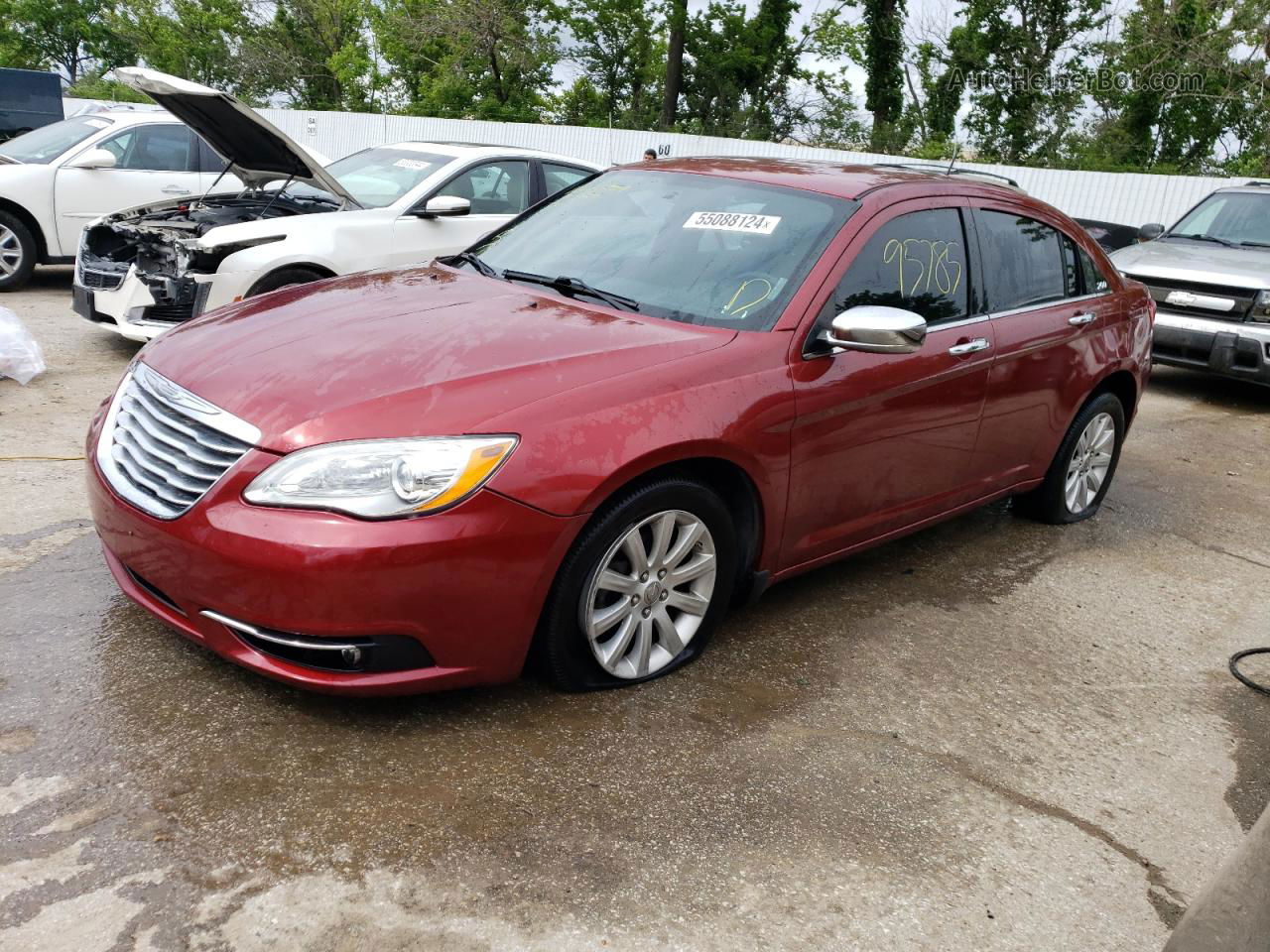 2014 Chrysler 200 Limited Коричневый vin: 1C3CCBCG4EN191753