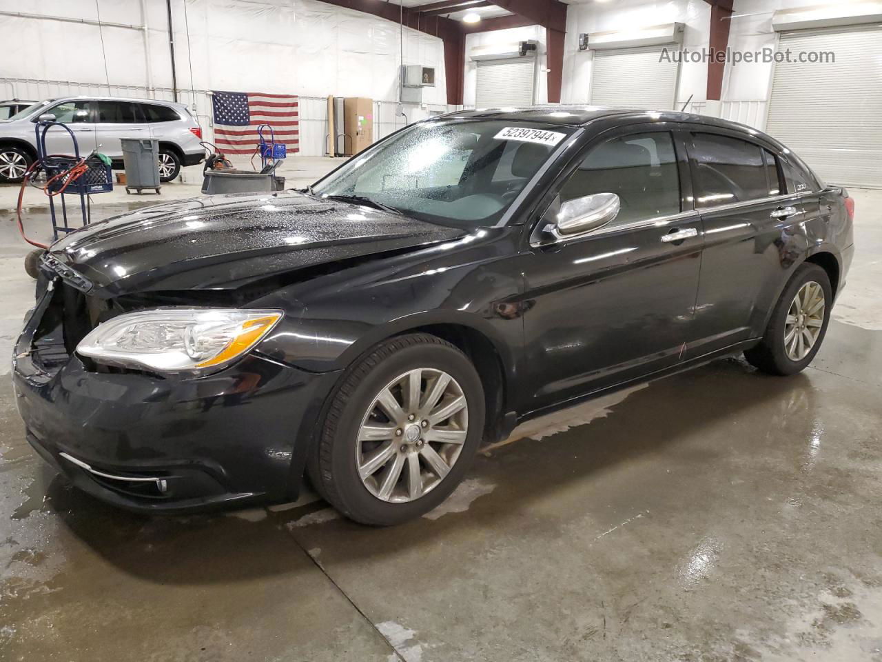 2014 Chrysler 200 Limited Black vin: 1C3CCBCG5EN172984