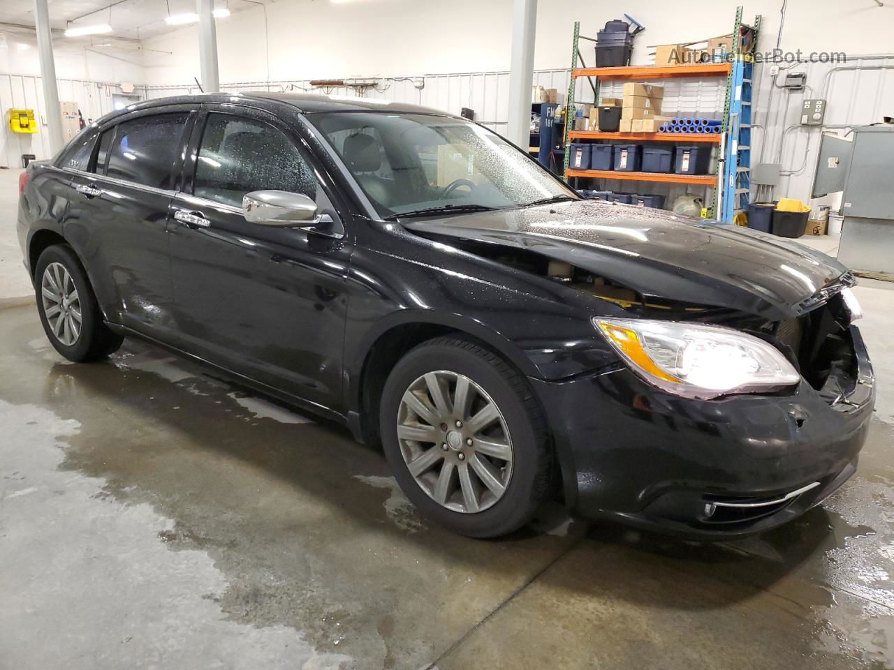 2014 Chrysler 200 Limited Черный vin: 1C3CCBCG5EN172984