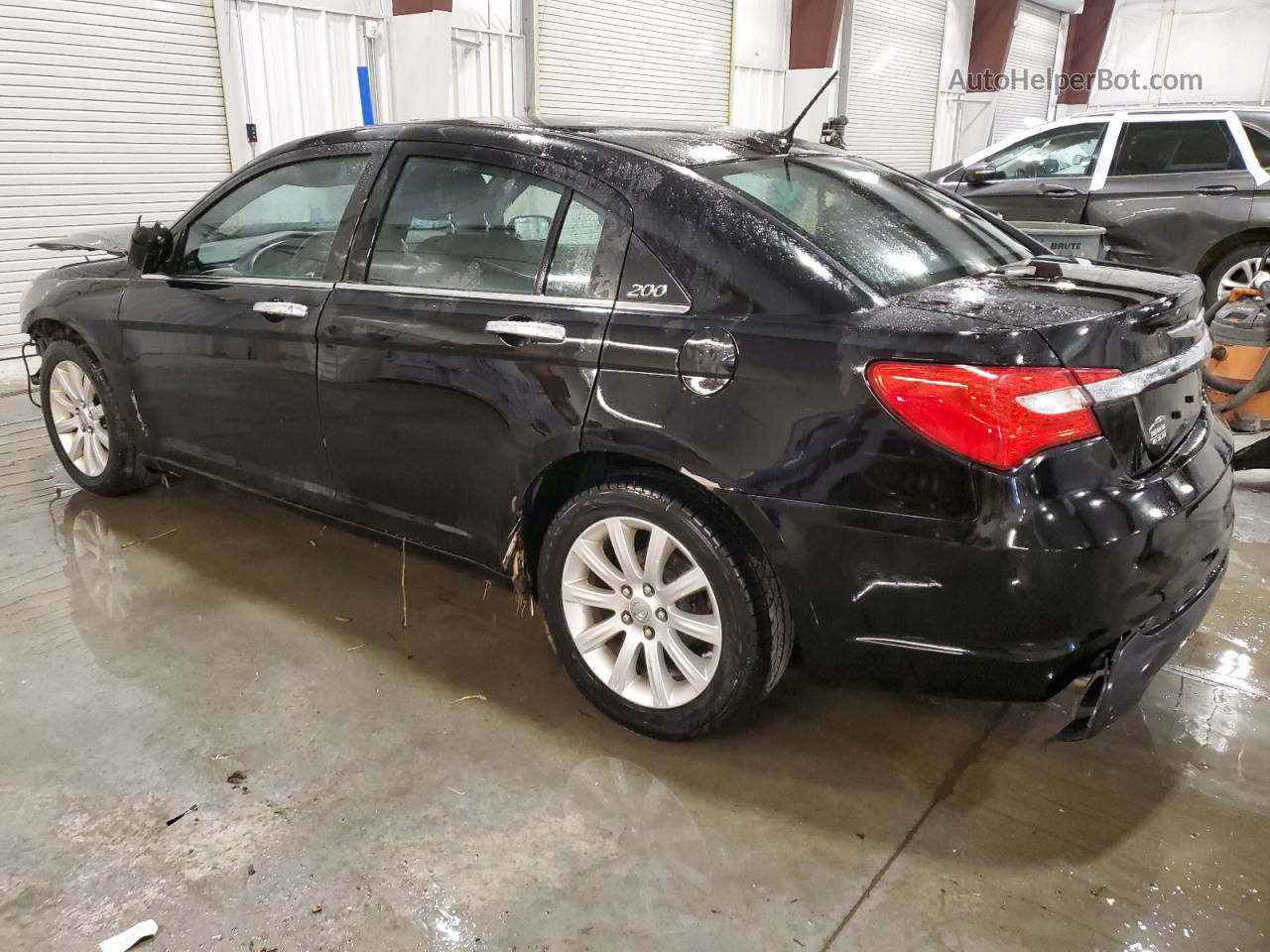 2014 Chrysler 200 Limited Black vin: 1C3CCBCG5EN180163