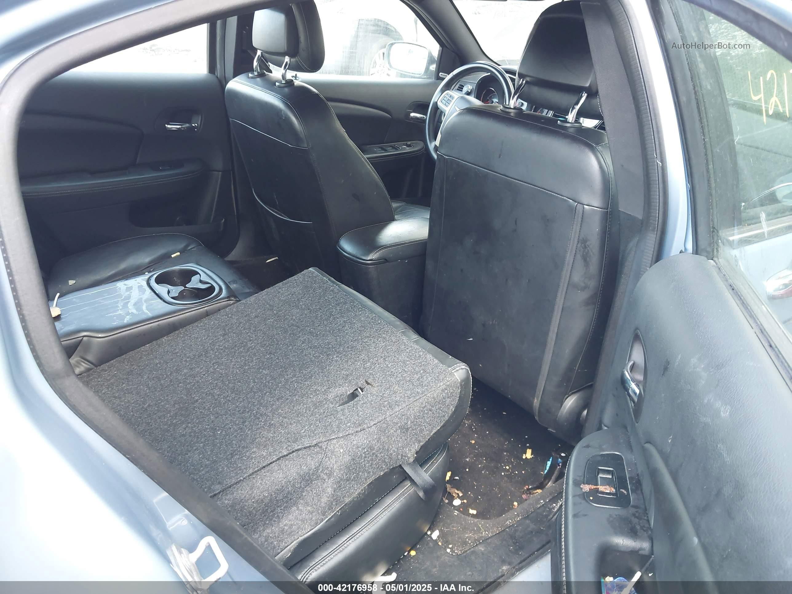 2014 Chrysler 200 Limited Синий vin: 1C3CCBCG5EN185590
