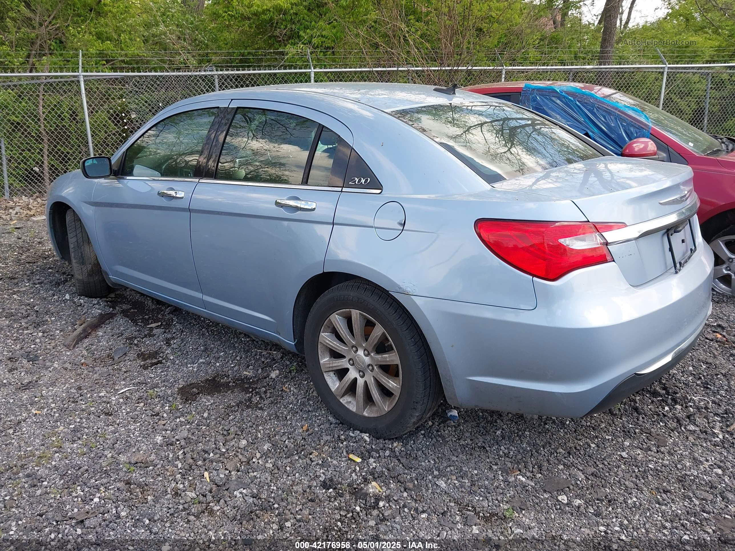 2014 Chrysler 200 Limited Синий vin: 1C3CCBCG5EN185590