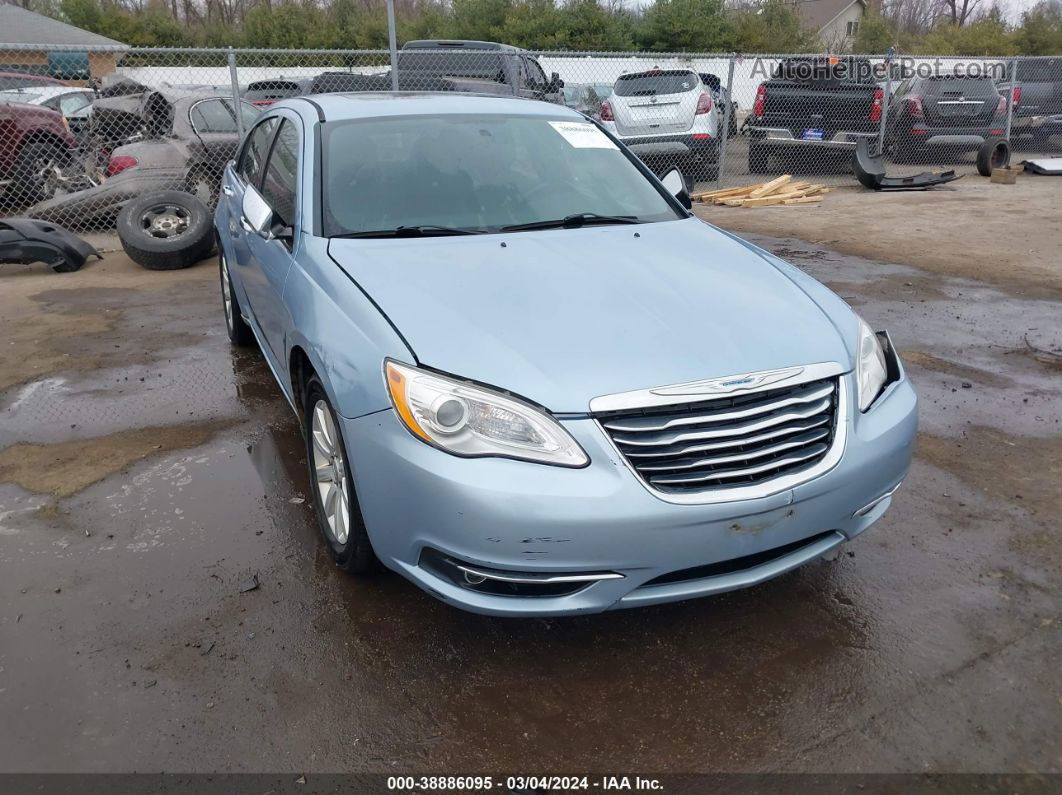 2014 Chrysler 200 Limited Light Blue vin: 1C3CCBCG5EN192684