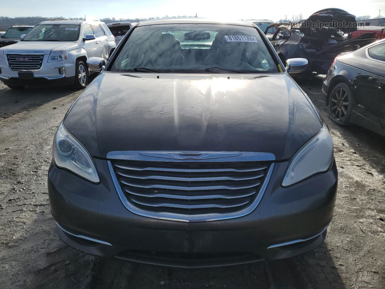 2014 Chrysler 200 Limited Gray vin: 1C3CCBCG5EN236120