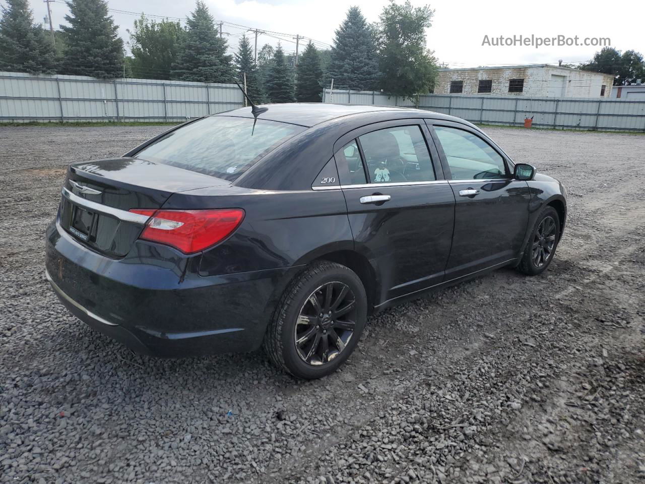 2014 Chrysler 200 Limited Black vin: 1C3CCBCG6EN100157