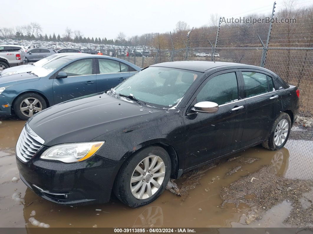 2014 Chrysler 200 Limited Black vin: 1C3CCBCG6EN134552