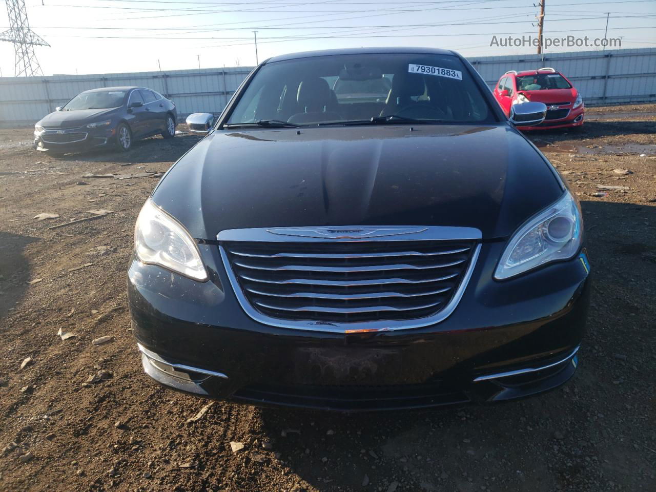 2014 Chrysler 200 Limited Black vin: 1C3CCBCG6EN135765