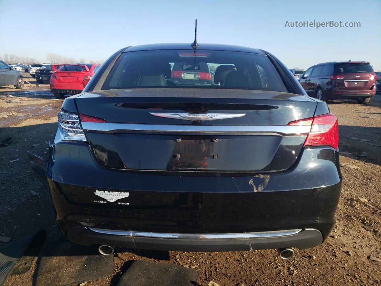 2014 Chrysler 200 Limited Black vin: 1C3CCBCG6EN135765