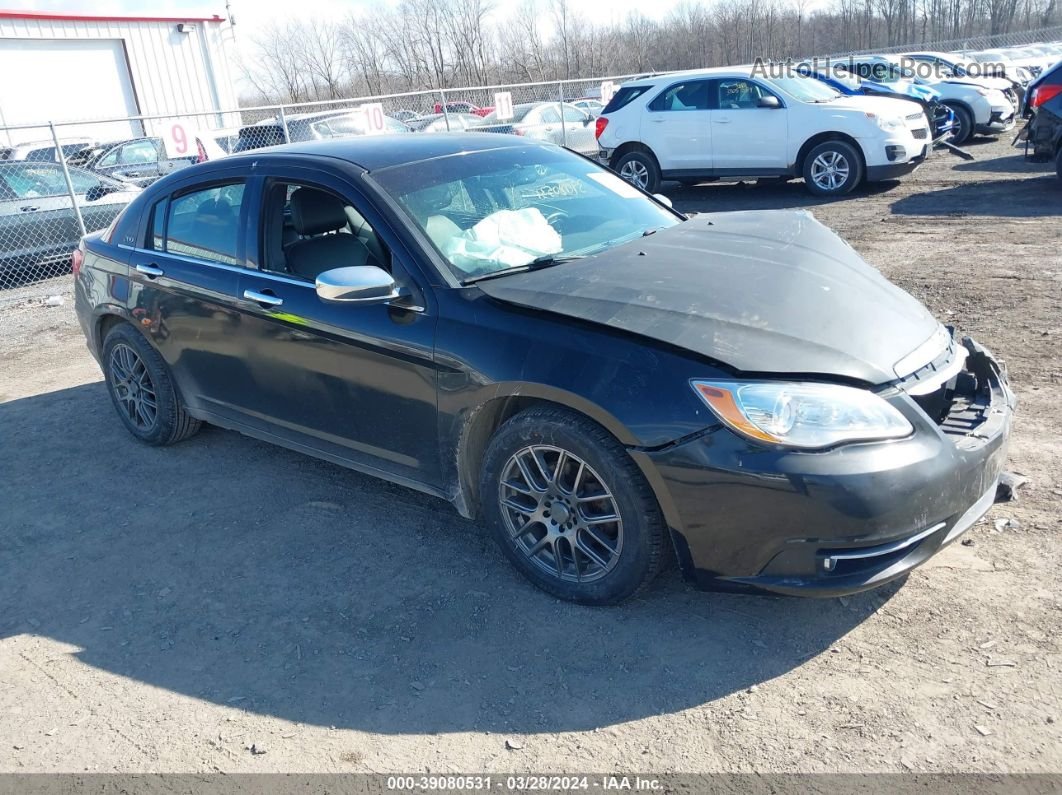 2014 Chrysler 200 Limited Black vin: 1C3CCBCG6EN198624