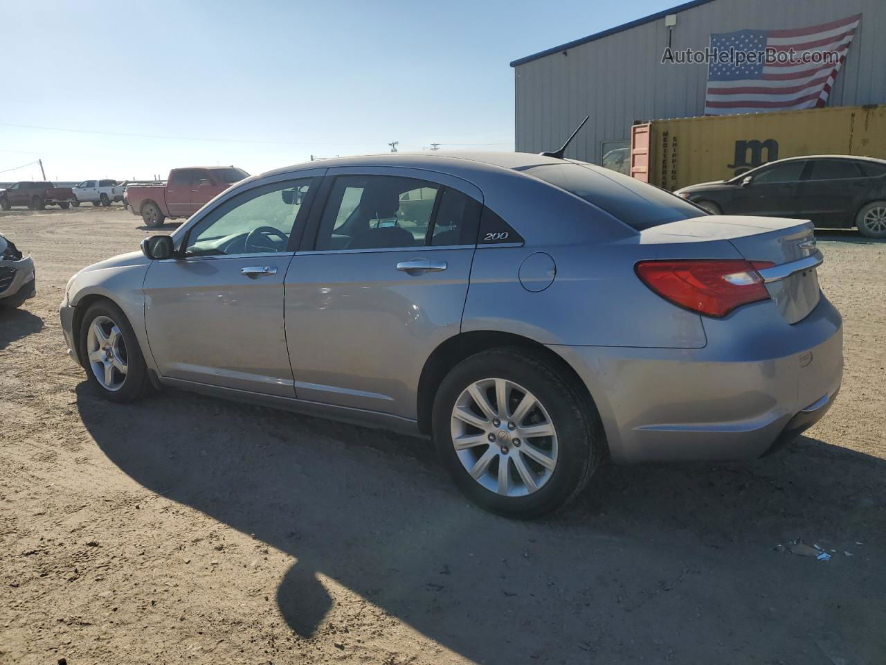 2014 Chrysler 200 Limited Silver vin: 1C3CCBCG7EN157080