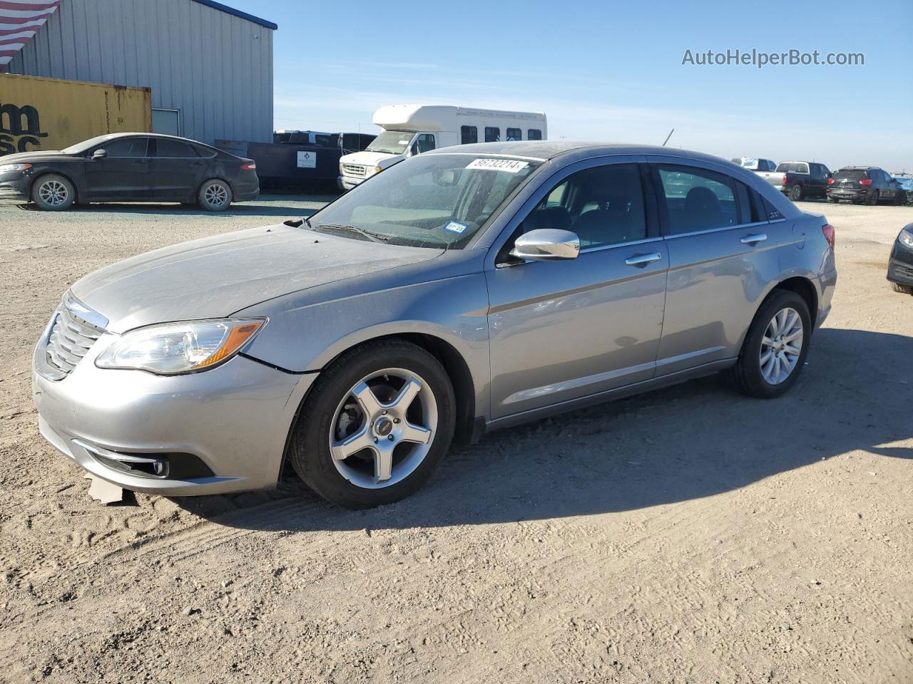 2014 Chrysler 200 Limited Silver vin: 1C3CCBCG7EN157080