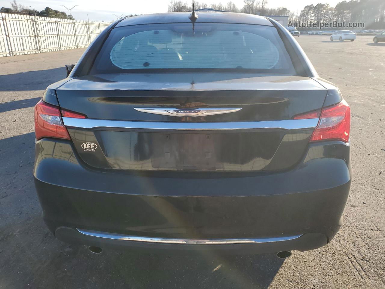 2014 Chrysler 200 Limited Black vin: 1C3CCBCG8EN120121