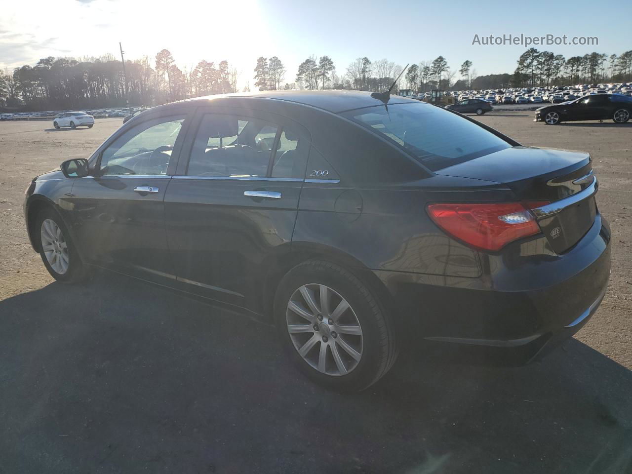 2014 Chrysler 200 Limited Black vin: 1C3CCBCG8EN120121