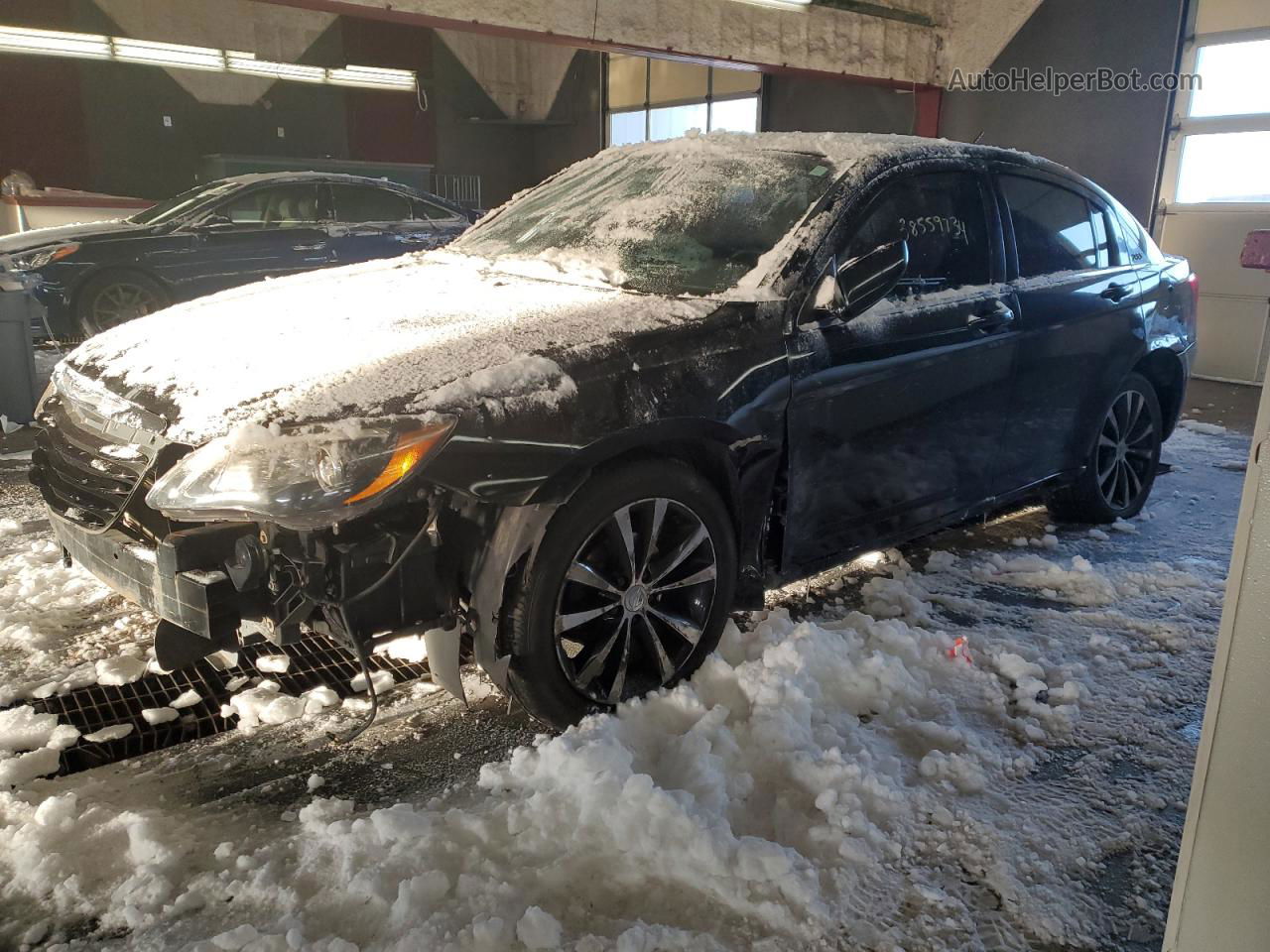 2014 Chrysler 200 Limited Black vin: 1C3CCBCG8EN193358