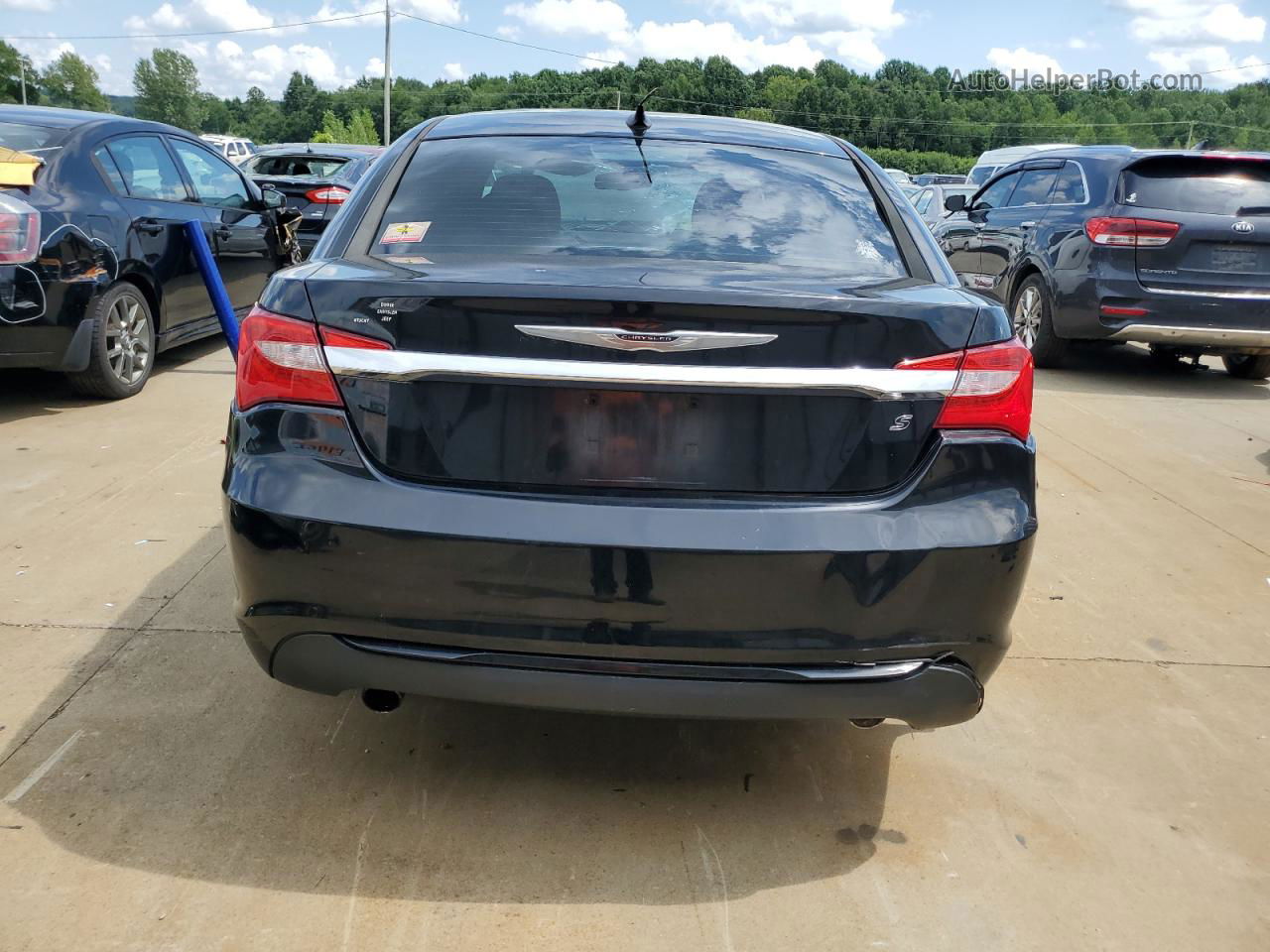 2014 Chrysler 200 Limited Black vin: 1C3CCBCG9EN130981