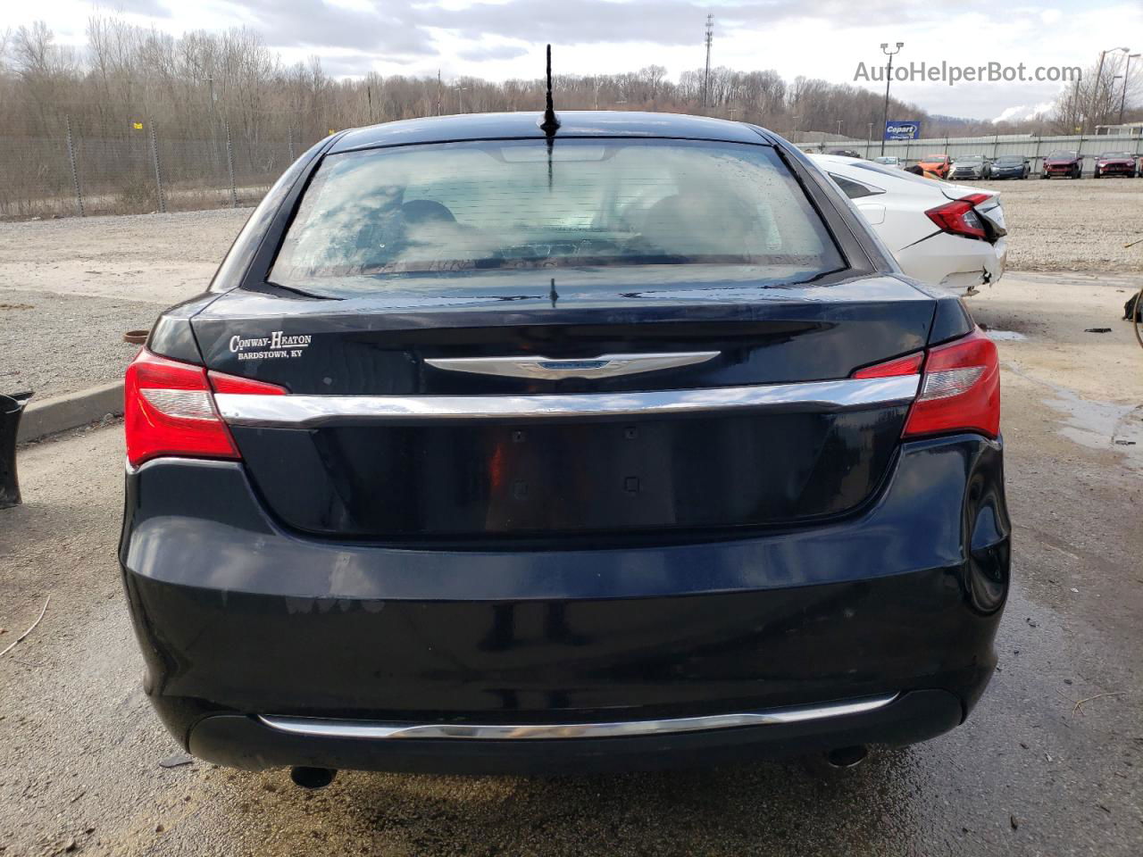 2014 Chrysler 200 Limited Black vin: 1C3CCBCG9EN173006