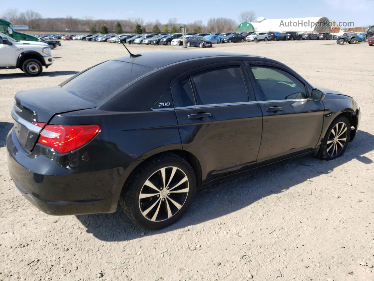 2014 Chrysler 200 Limited Black vin: 1C3CCBCGXEN150611