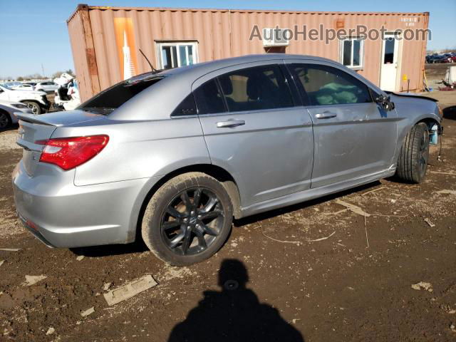 2014 Chrysler 200 Limited Silver vin: 1C3CCBCGXEN164444