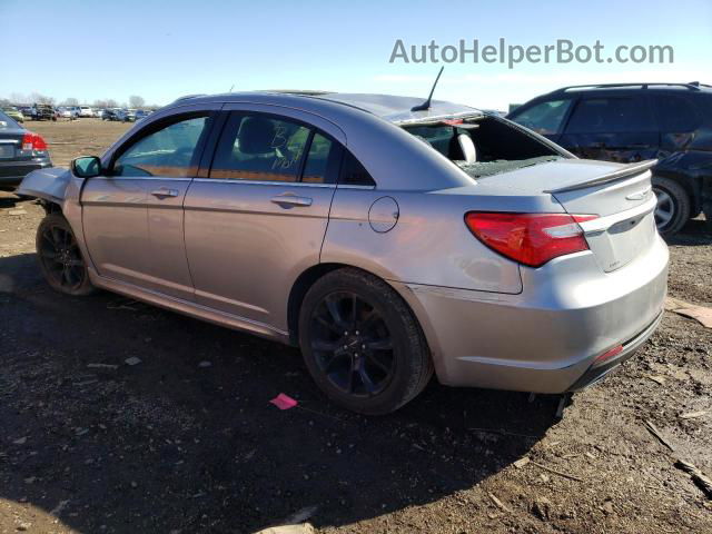 2014 Chrysler 200 Limited Silver vin: 1C3CCBCGXEN164444