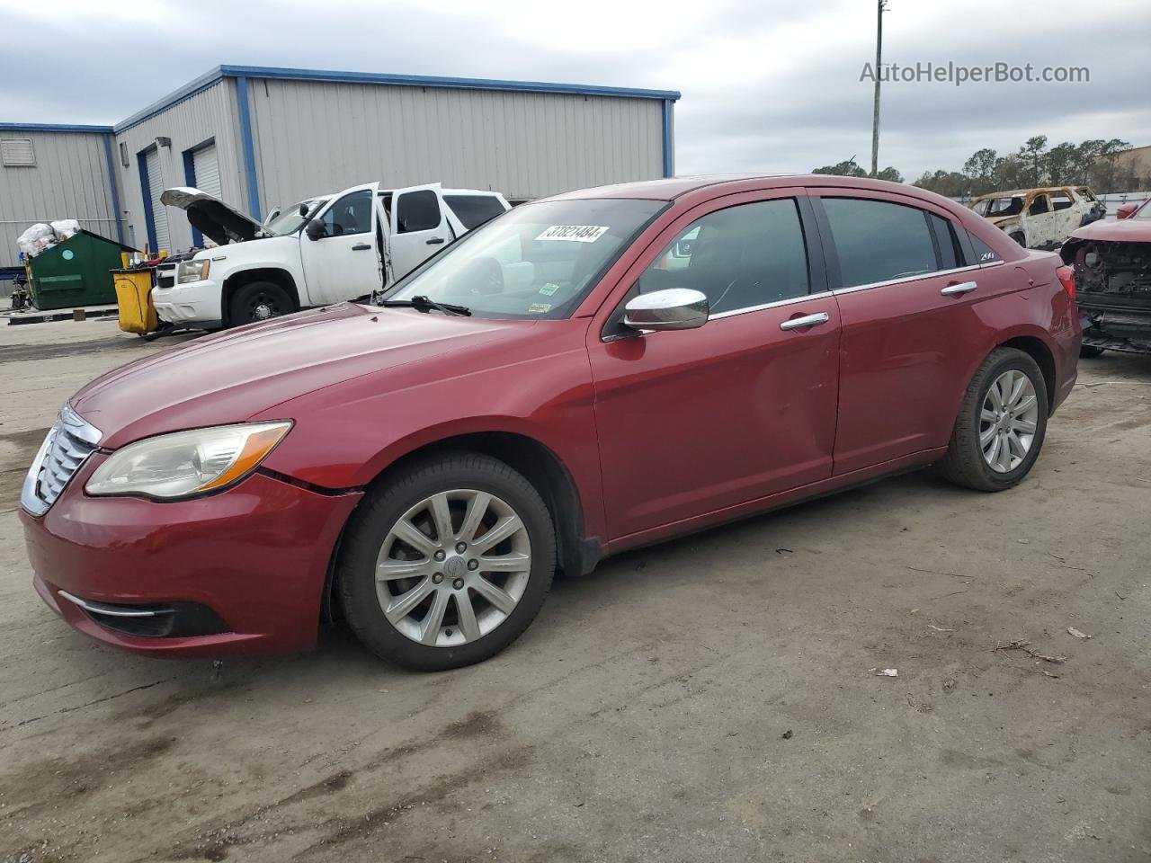 2014 Chrysler 200 Limited Red vin: 1C3CCBCGXEN185309