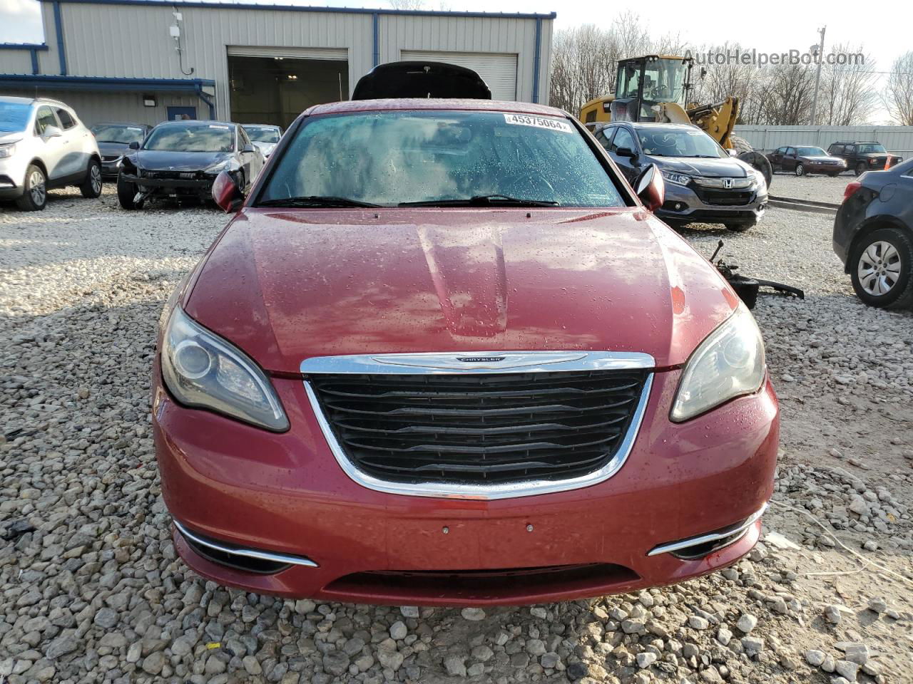 2014 Chrysler 200 Limited Burgundy vin: 1C3CCBCGXEN199243