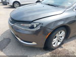 2015 Chrysler 200 Limited Gray vin: 1C3CCCAB0FN504280