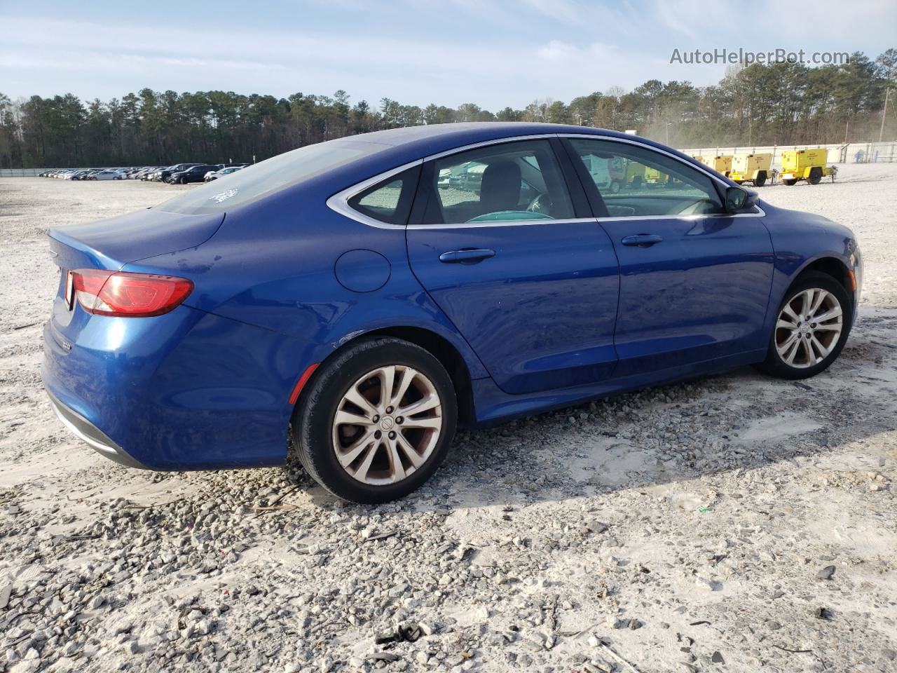 2015 Chrysler 200 Limited Blue vin: 1C3CCCAB0FN589802