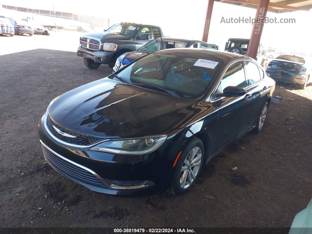 2015 Chrysler 200 Limited Черный vin: 1C3CCCAB0FN609448