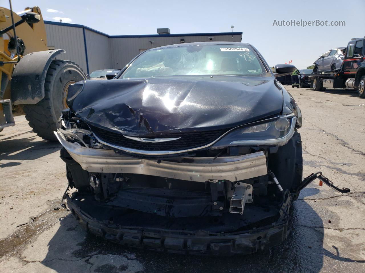 2015 Chrysler 200 Limited Black vin: 1C3CCCAB0FN631479