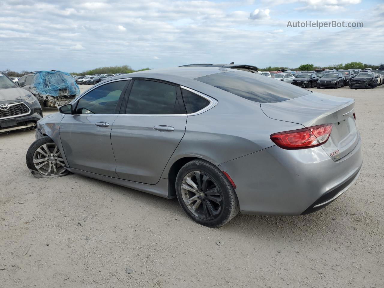 2015 Chrysler 200 Limited Серый vin: 1C3CCCAB0FN649612