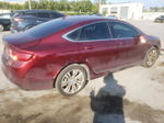 2015 Chrysler 200 Limited Burgundy vin: 1C3CCCAB0FN655006