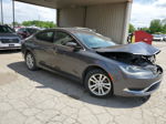 2015 Chrysler 200 Limited Gray vin: 1C3CCCAB0FN663381