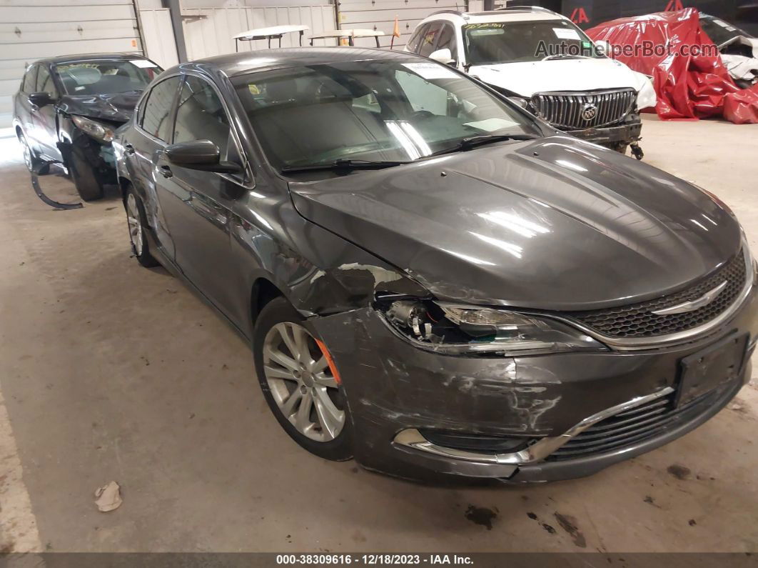 2015 Chrysler 200 Limited Silver vin: 1C3CCCAB0FN663641