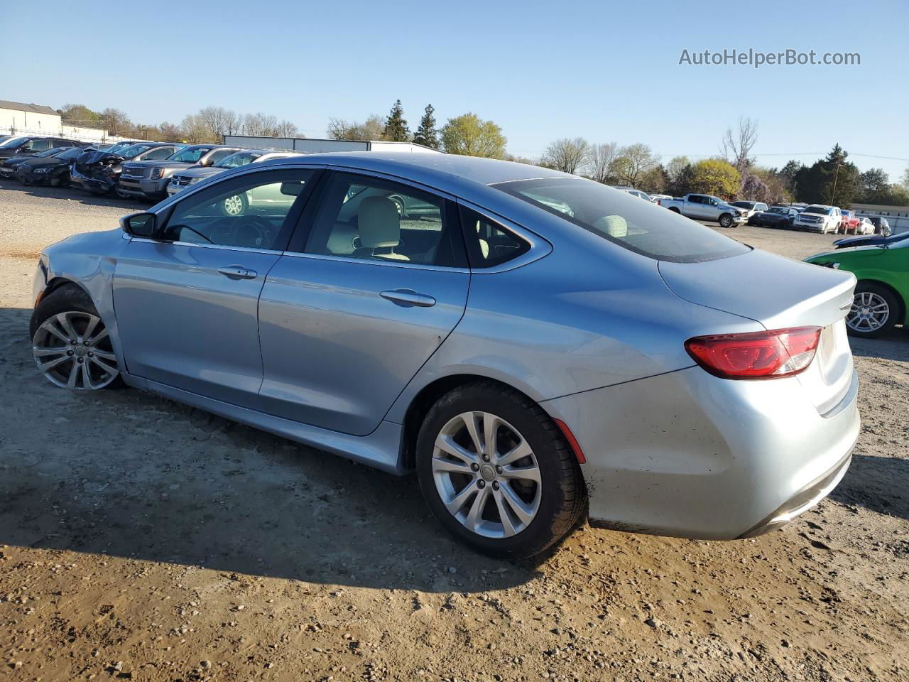 2015 Chrysler 200 Limited Синий vin: 1C3CCCAB0FN667303