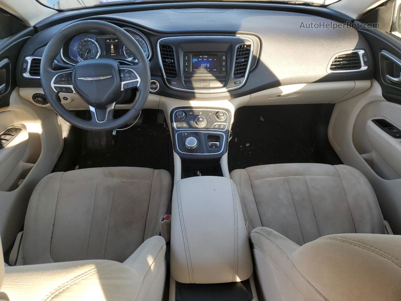 2015 Chrysler 200 Limited Синий vin: 1C3CCCAB0FN667303