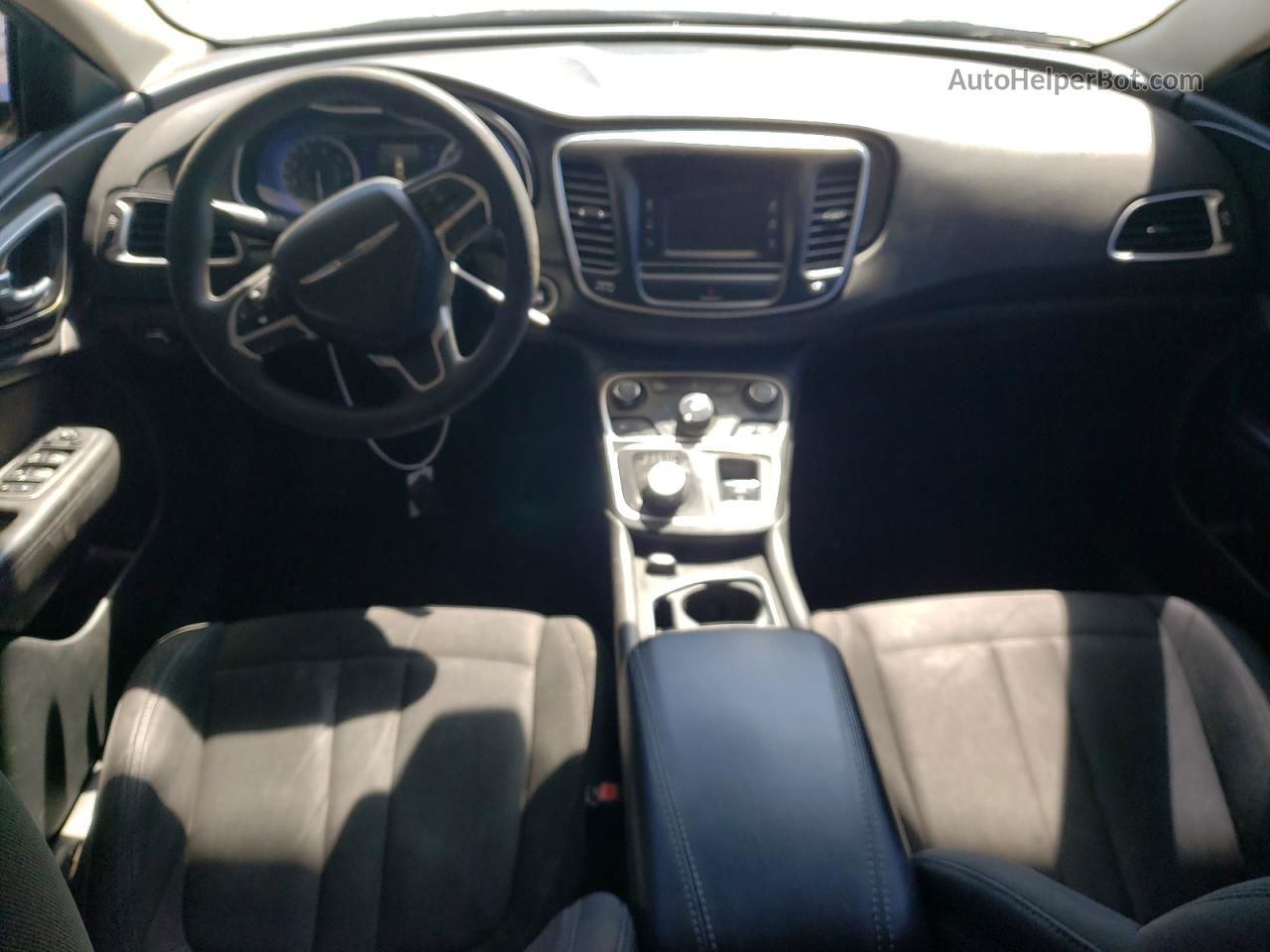 2015 Chrysler 200 Limited Угольный vin: 1C3CCCAB0FN674560