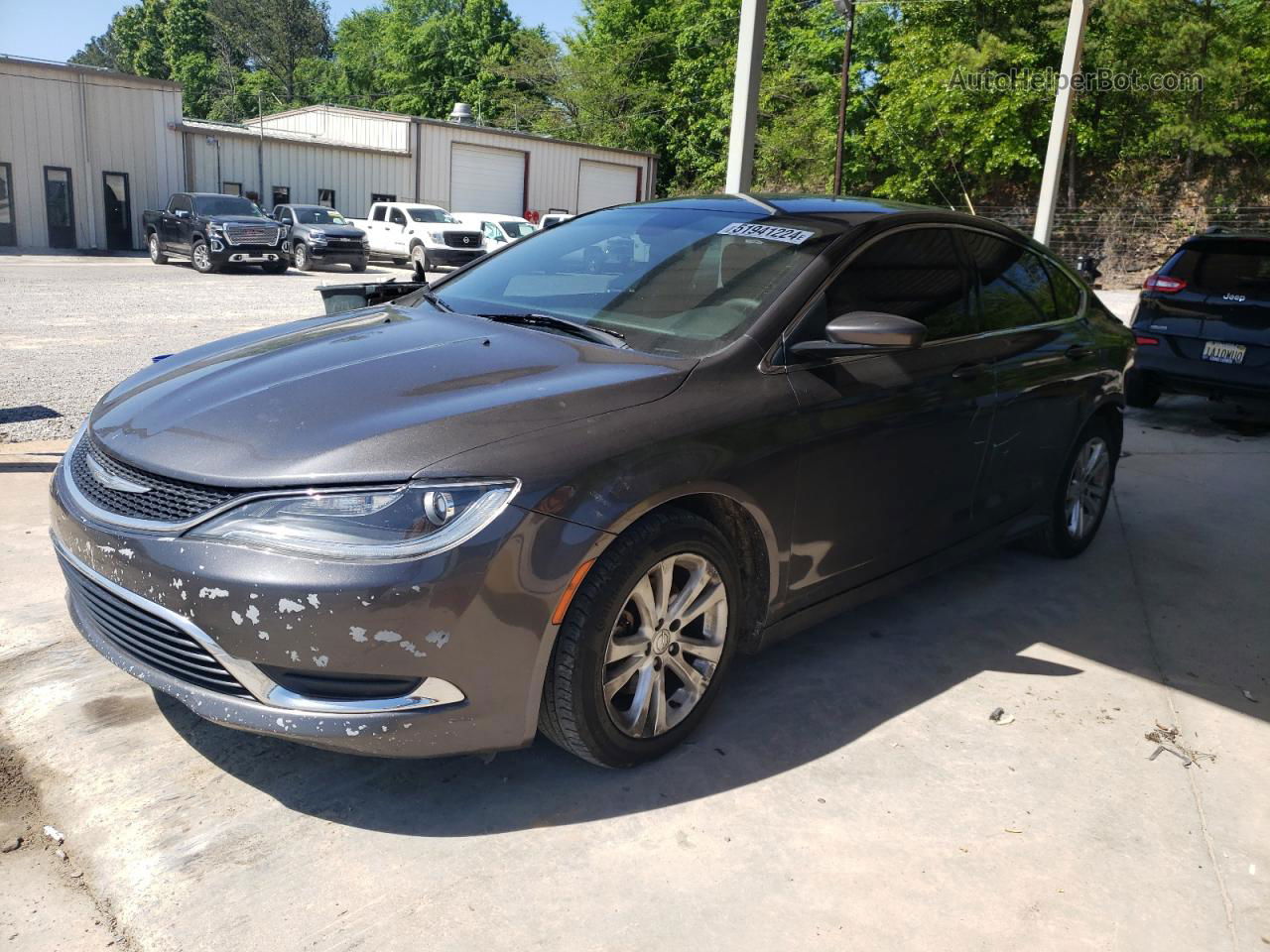 2015 Chrysler 200 Limited Угольный vin: 1C3CCCAB0FN674560