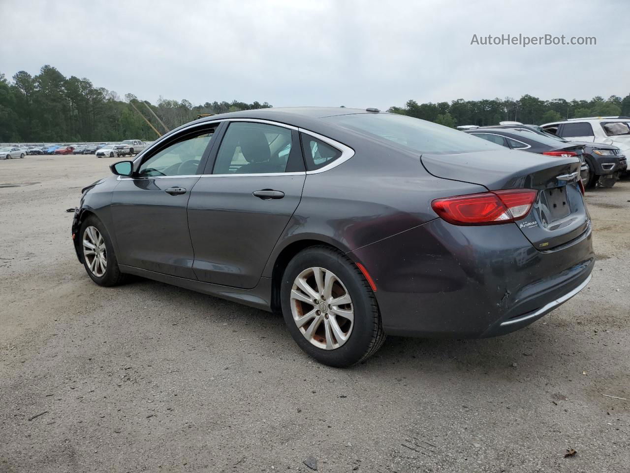 2015 Chrysler 200 Limited Gray vin: 1C3CCCAB0FN704429