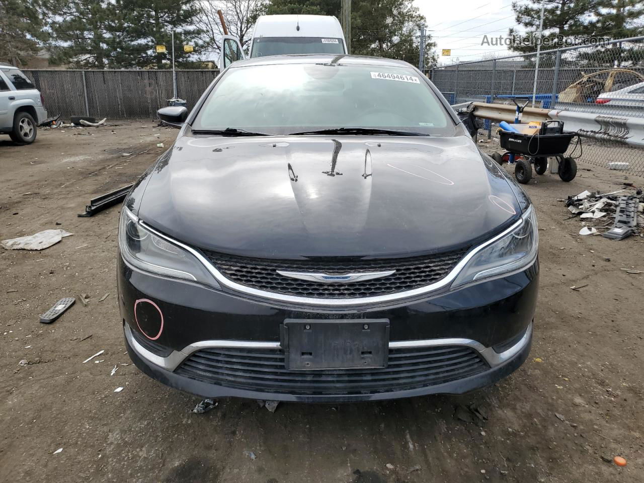 2015 Chrysler 200 Limited Черный vin: 1C3CCCAB0FN711204