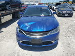 2015 Chrysler 200 Limited Blue vin: 1C3CCCAB0FN723434