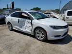 2015 Chrysler 200 Limited White vin: 1C3CCCAB0FN728259