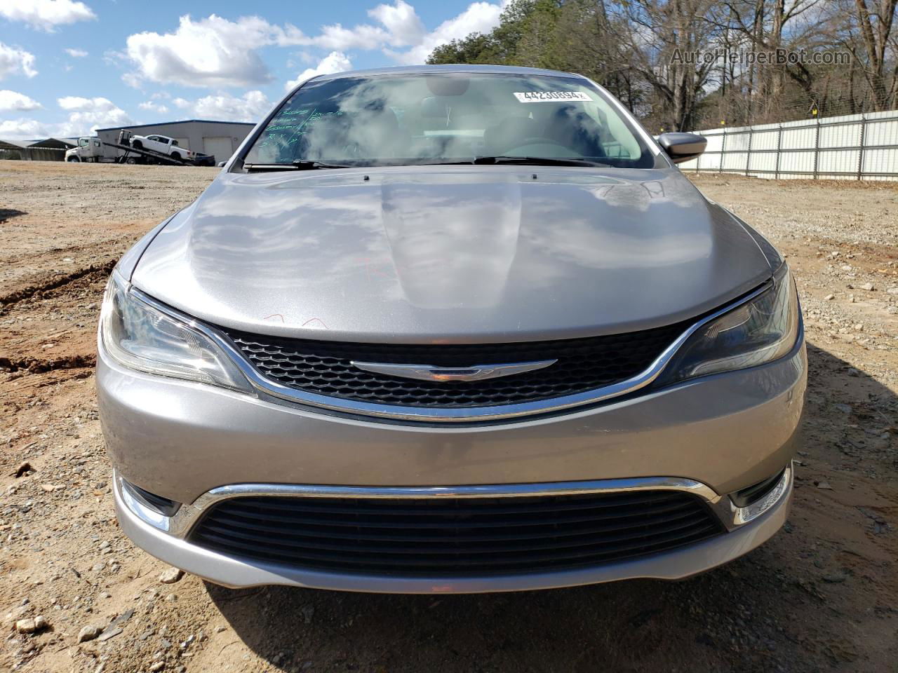 2015 Chrysler 200 Limited Silver vin: 1C3CCCAB0FN751430