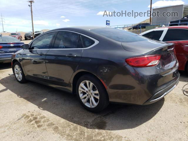 2016 Chrysler 200 Limited Gray vin: 1C3CCCAB0GN107489