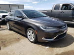 2016 Chrysler 200 Limited Серый vin: 1C3CCCAB0GN107489